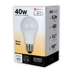 Komkommer Nu al Stadion Utilitech 450 Lumen LED 40 Light Bulb | Lighting | Distributors Marketplace  ®